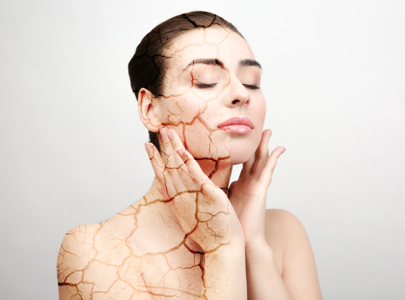 Woman applying skin care cream on her face-hydrating at home skin care routine from Venus spa 