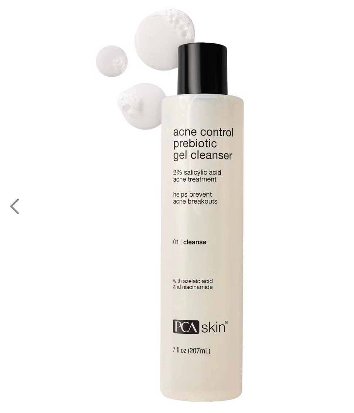 PCA Skin Acne Control Prebiotic Gel Cleanser